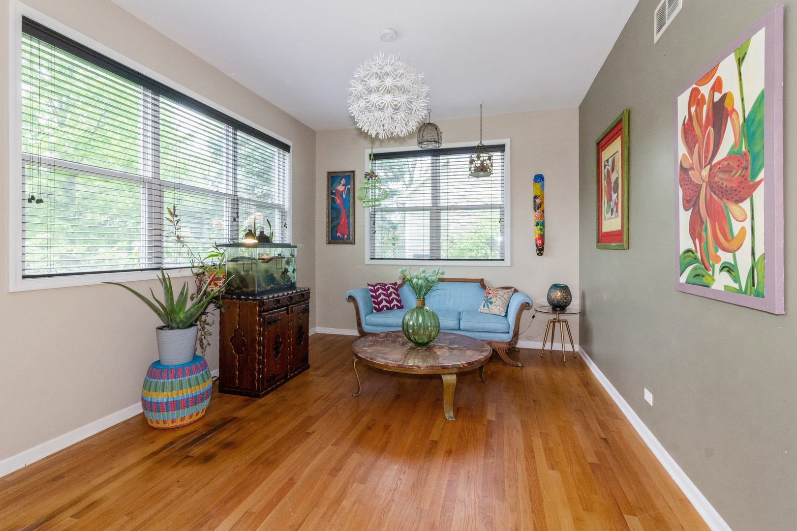 705 Queens Gate Circle Sugar Grove, IL 60554 - Photo 6 of 25 a living room with furniture and a large window