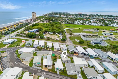 a view of building with yard