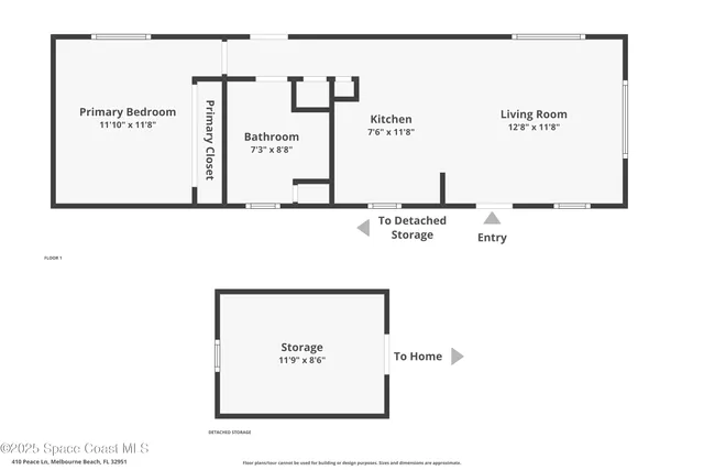 $135,000 | 410 Peace Lane, Melbourne Beach, FL 32951