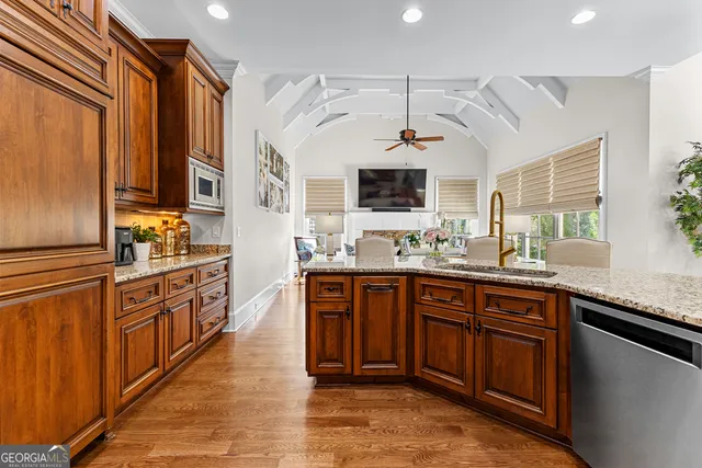 a bathroom with a bathtub and a sink