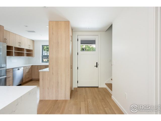 a view interior of a house with wooden floor