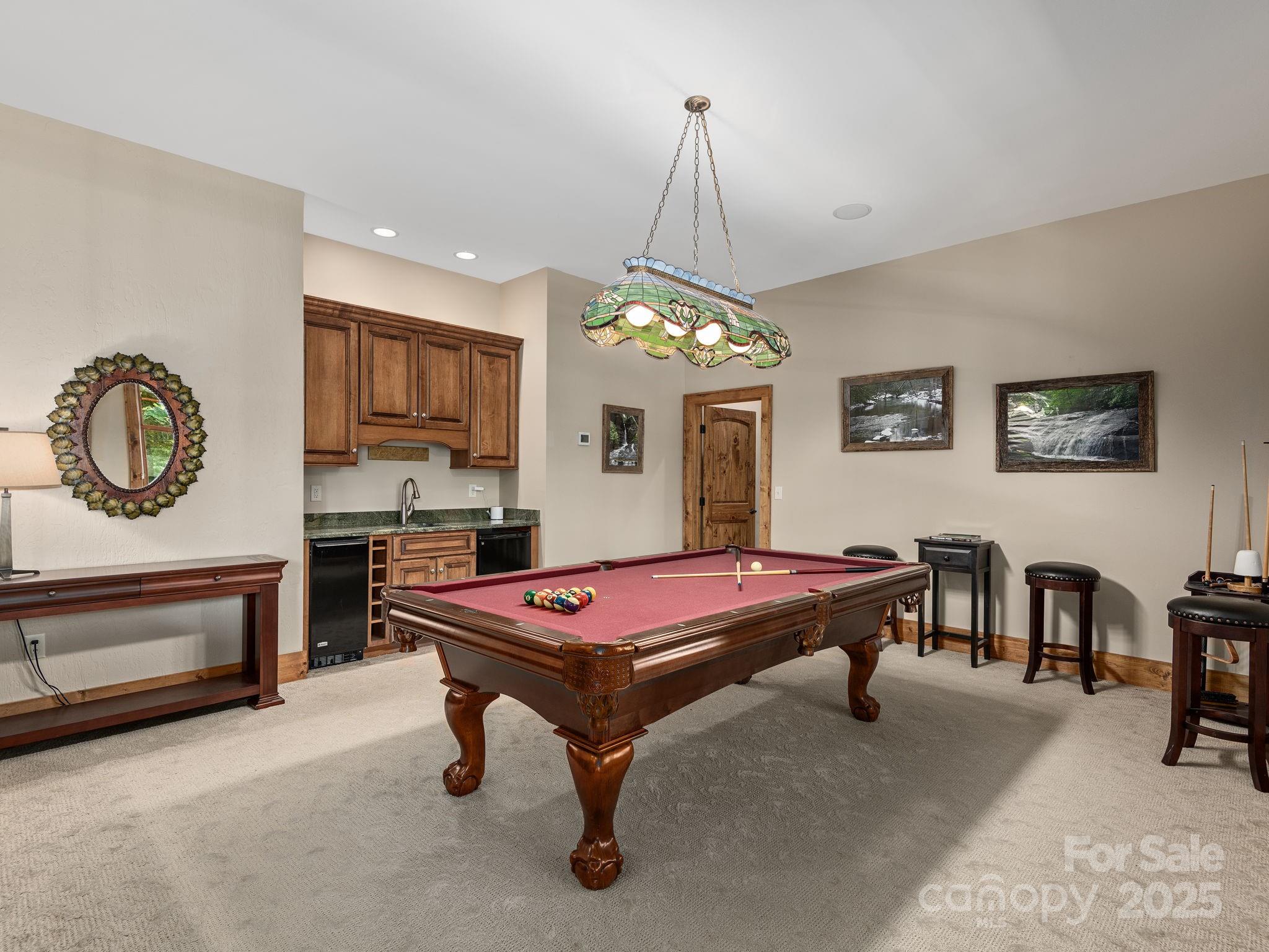 120 Mossy Rock Road Sapphire, NC 28774 - Photo 37 of 47 a room with furniture and pool table