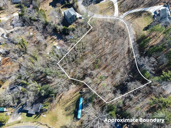 an aerial view of house with mountain view