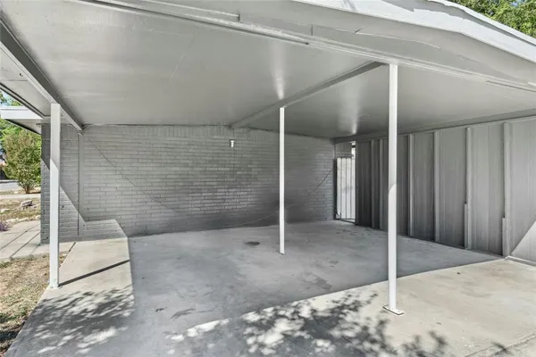 a view of an empty room