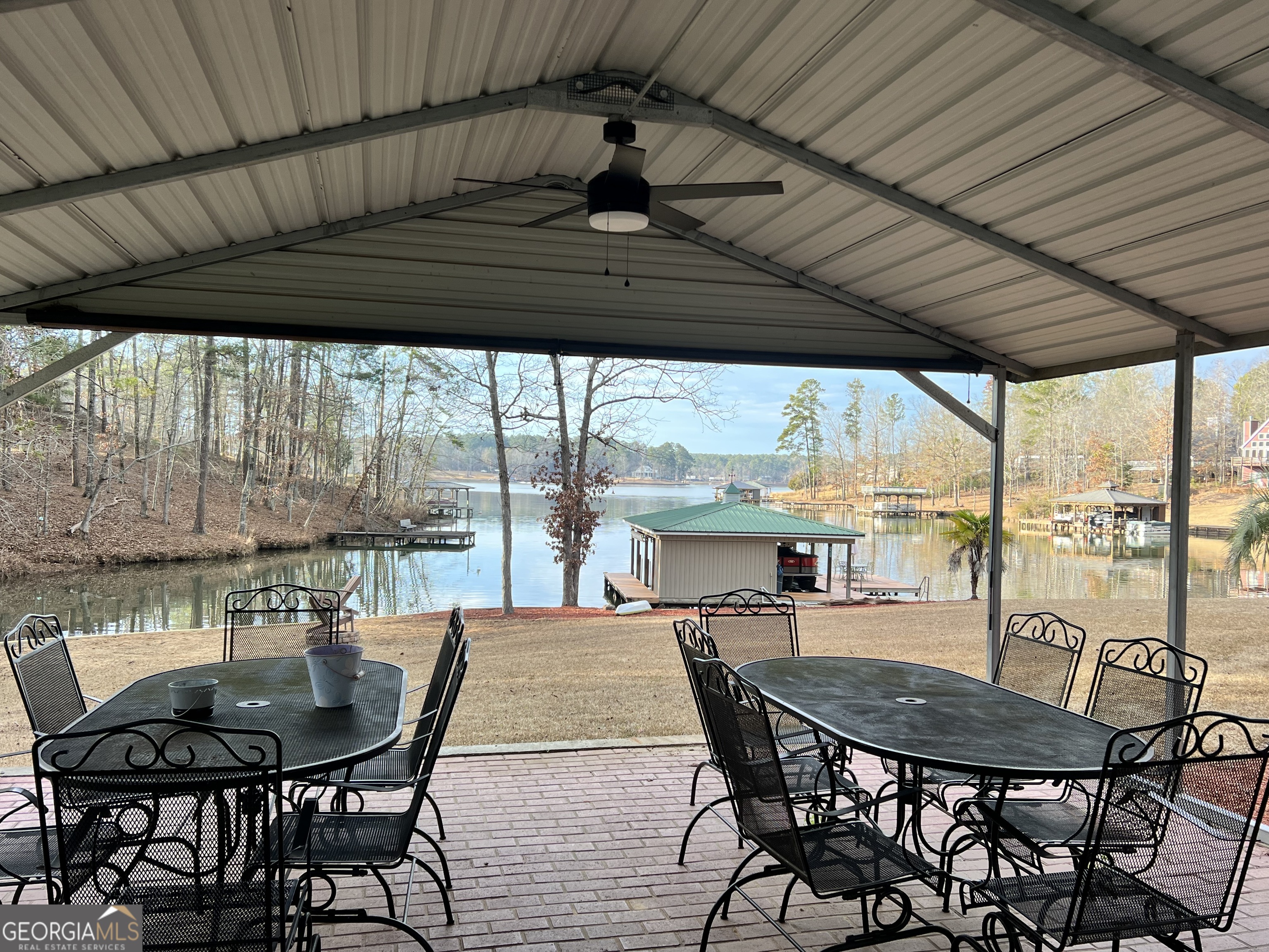 64 Bay Point Sparta, GA 31087 - Photo 38 of 53 a view of a dining room with furniture window and outside view