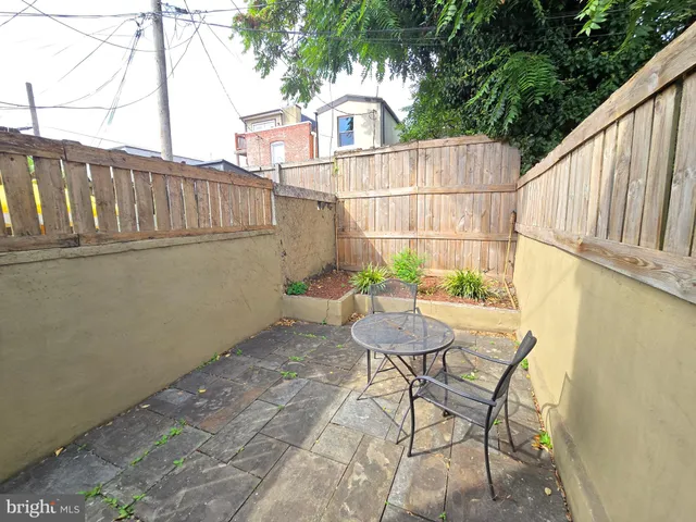 a view of a outdoor seating area
