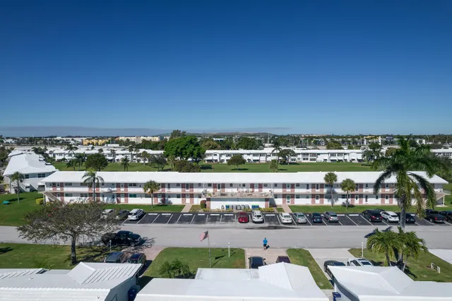 a view of a swimming pool with a garden and plants