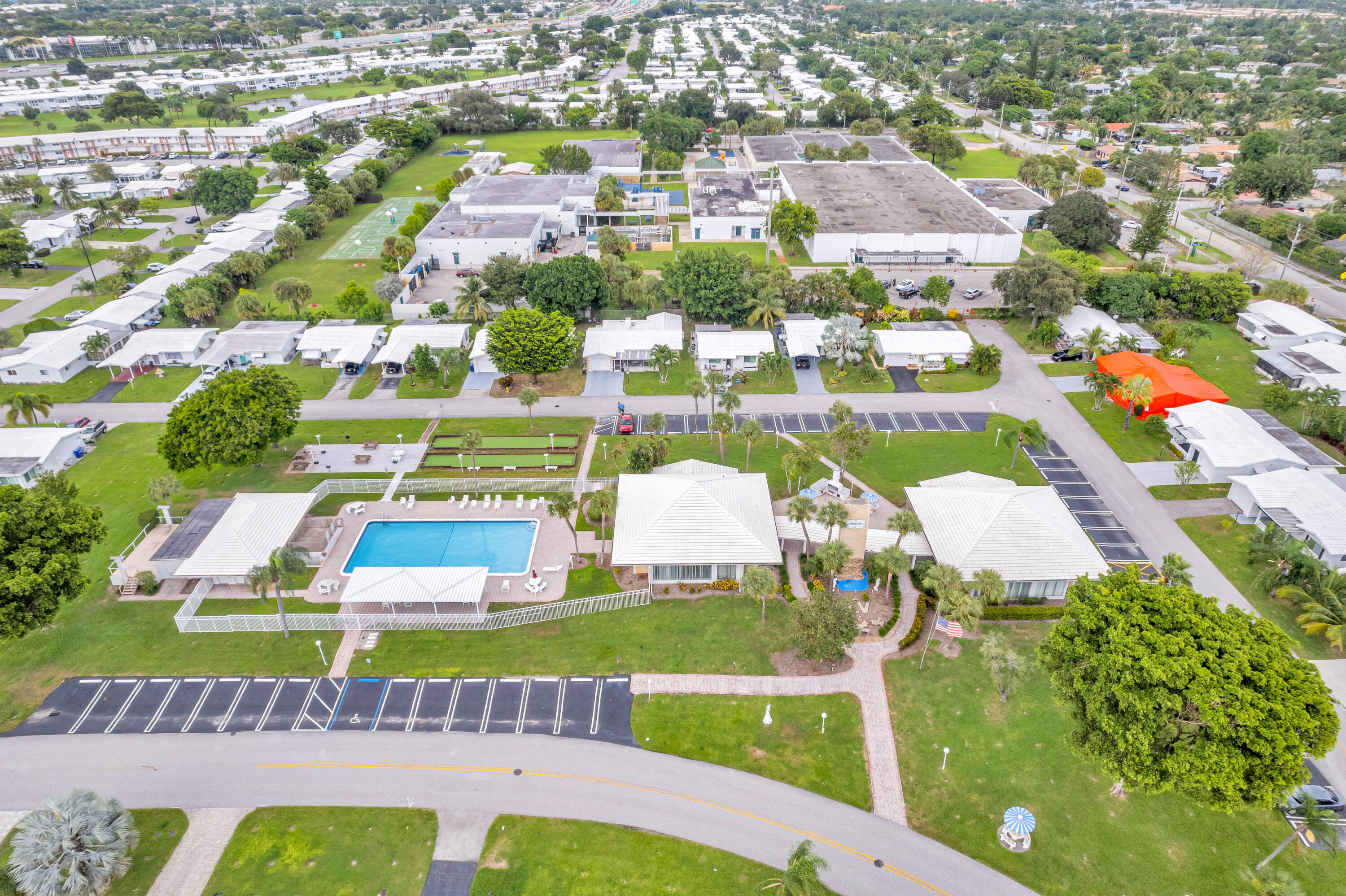 251 South Golf Boulevard, Unit 287 Pompano Beach, FL 33064 - Photo 60 of 63 South Clubhouse Aerial