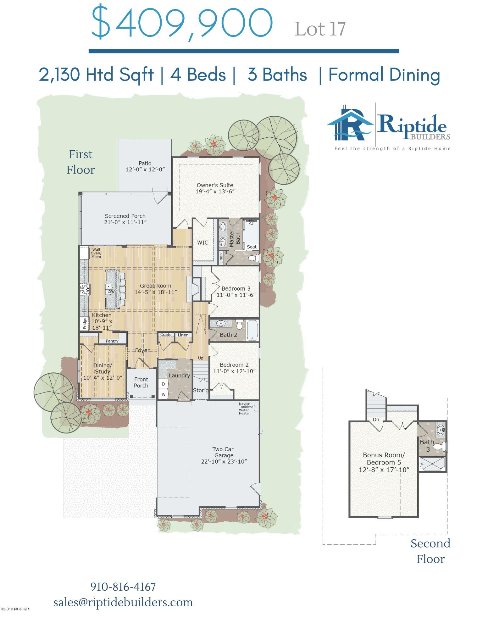 147 Clubhouse Road Sunset Beach, NC 28468 - Photo 33 of 33 Floor Plan