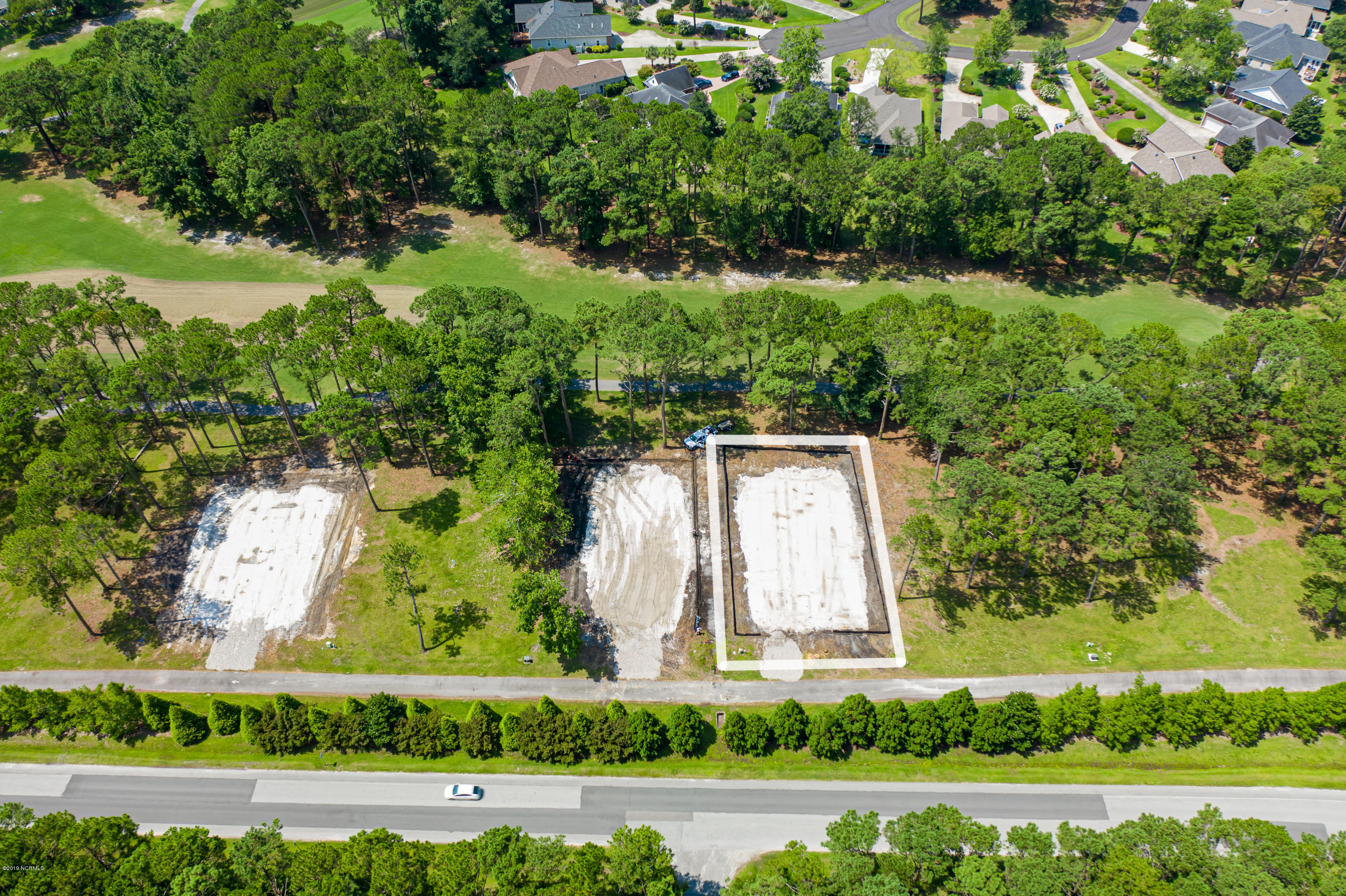 147 Clubhouse Road Sunset Beach, NC 28468 - Photo 3 of 33 Aerial Lot Photo