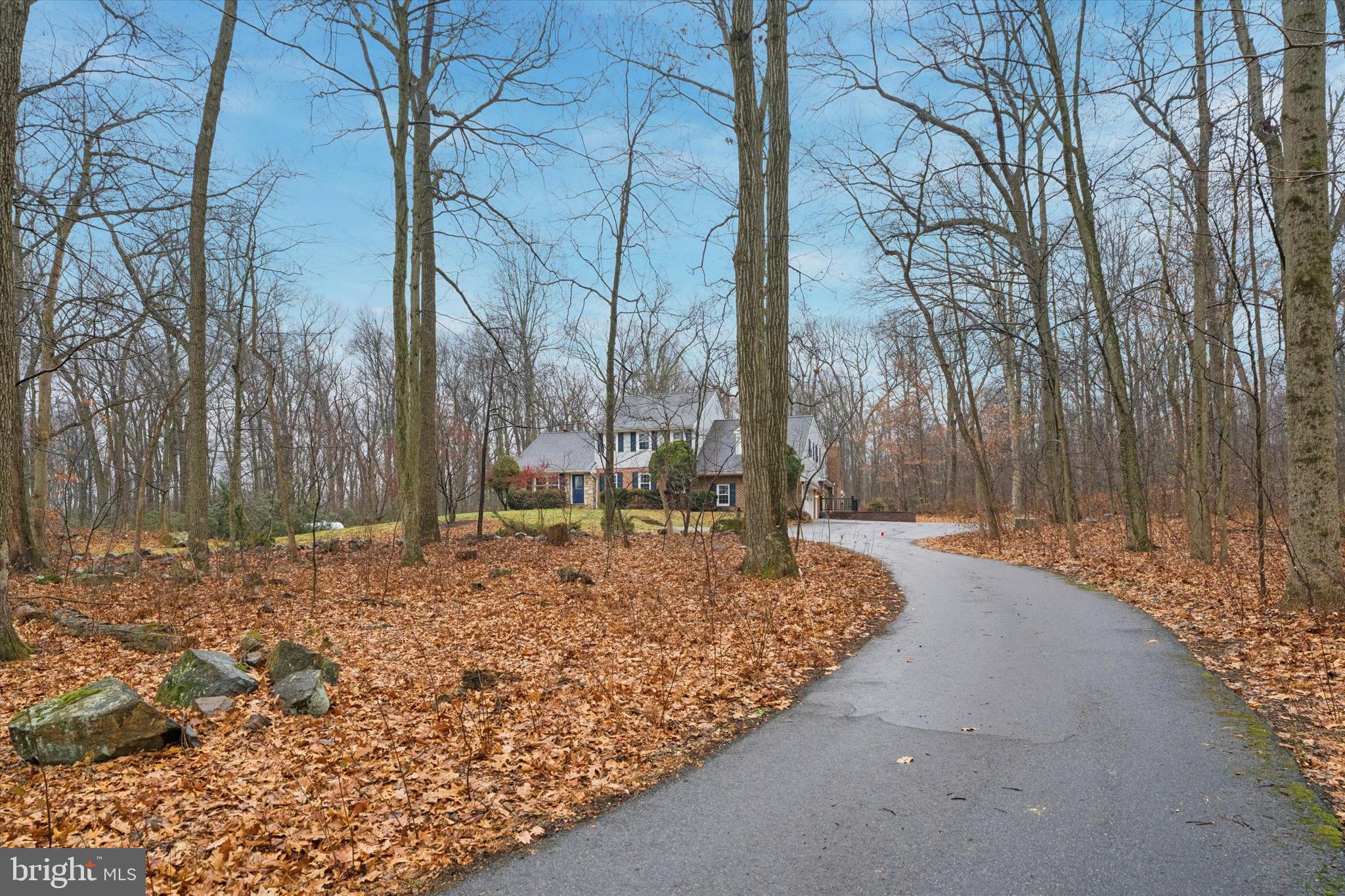 2435 Saint Peters Road Pottstown, PA 19465 - Photo 5 of 42 Long wooded driveway