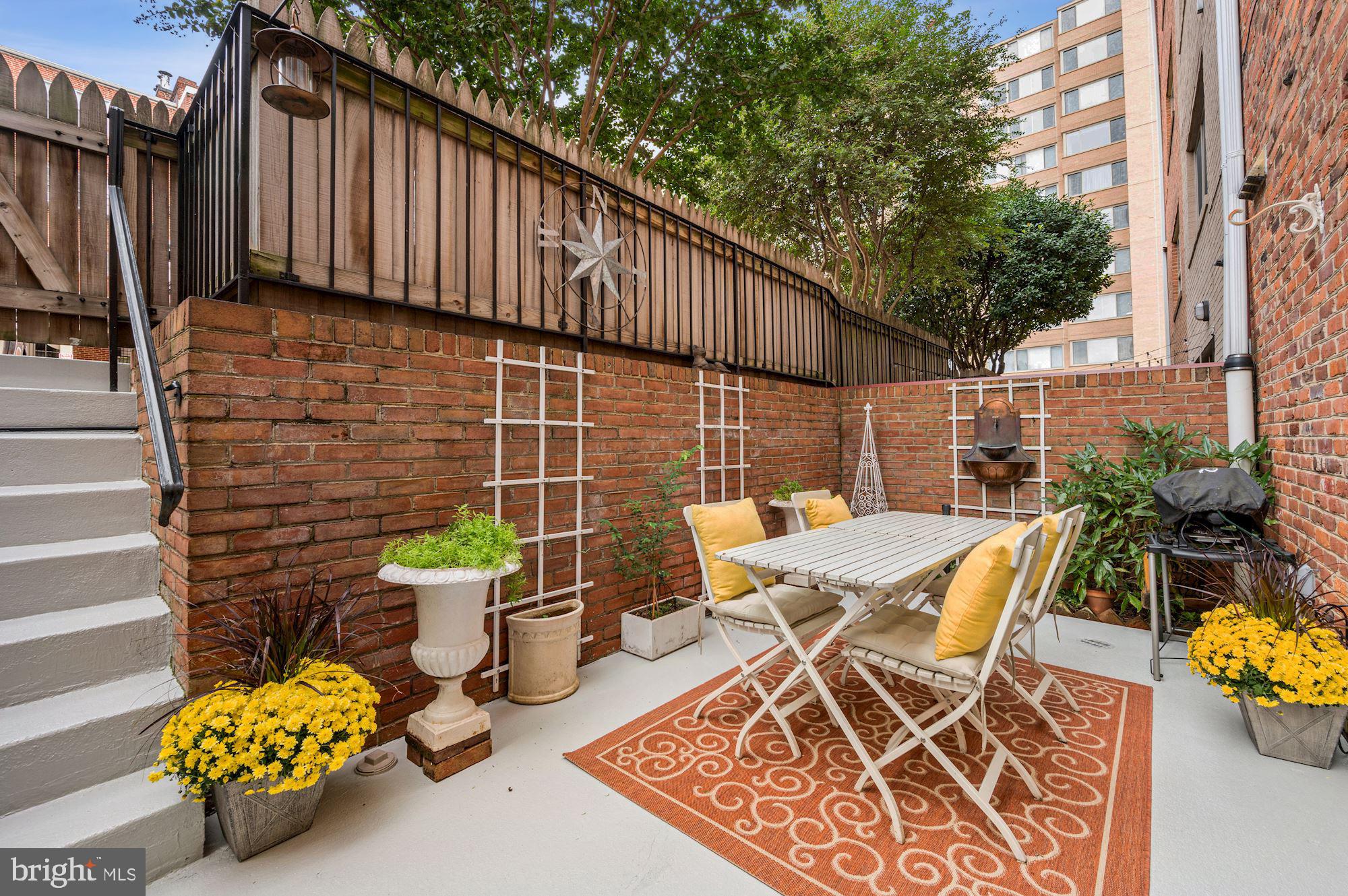 1823 Corcoran Street Northwest, Unit 9 Washington, DC 20009 - Photo 18 of 34 Large Private Patio