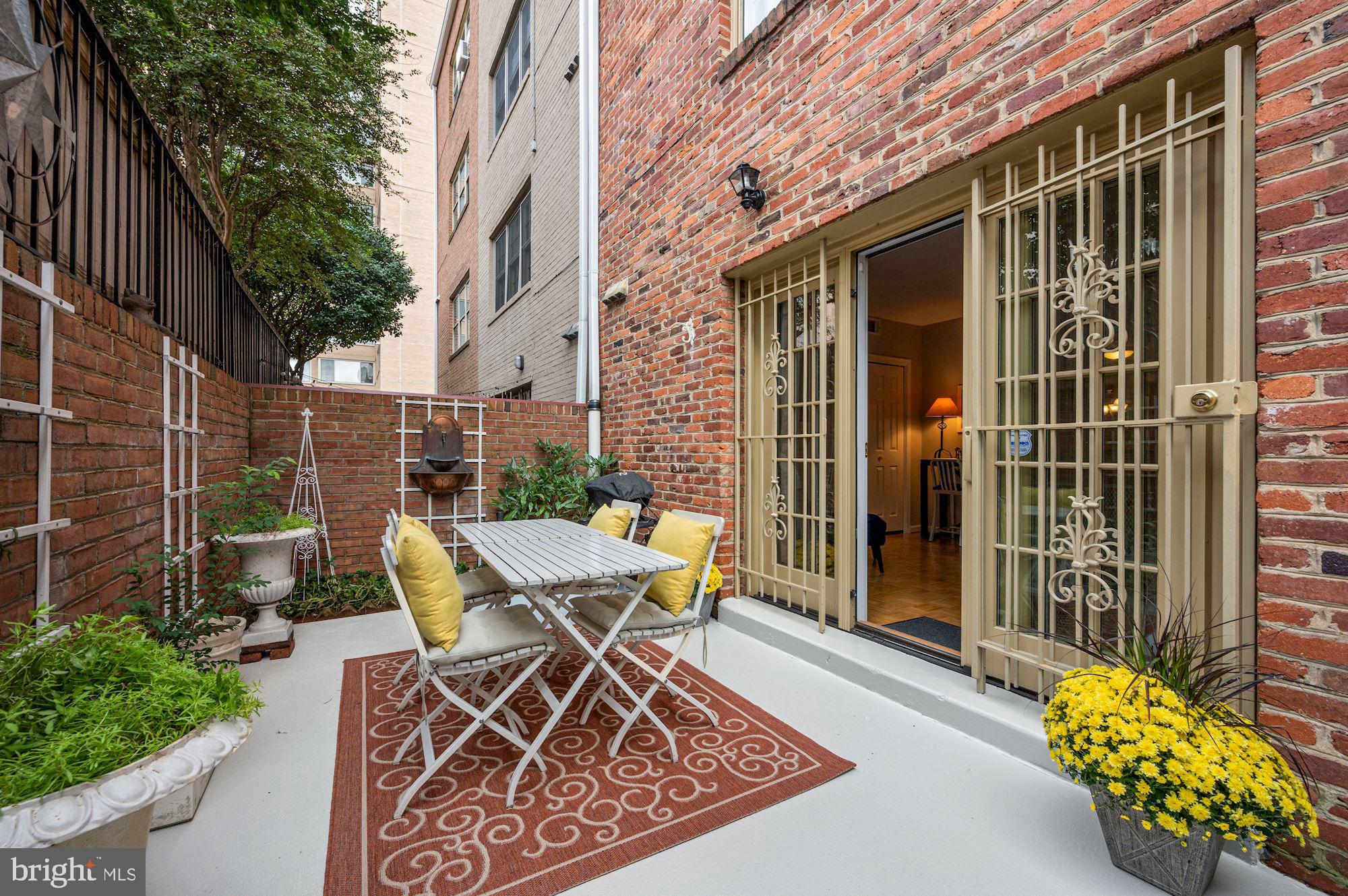 1823 Corcoran Street Northwest, Unit 9 Washington, DC 20009 - Photo 19 of 34 Large Private Patio