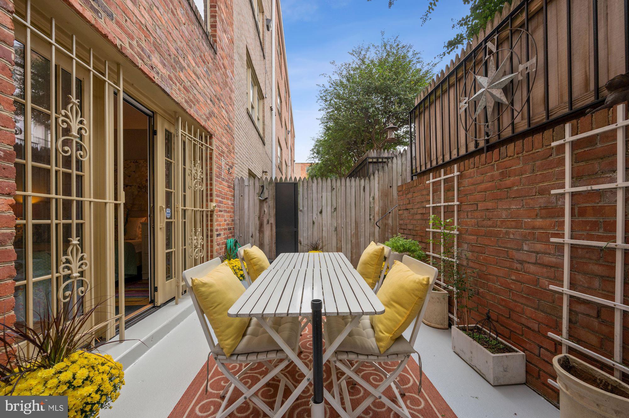 1823 Corcoran Street Northwest, Unit 9 Washington, DC 20009 - Photo 20 of 34 Large Private Patio