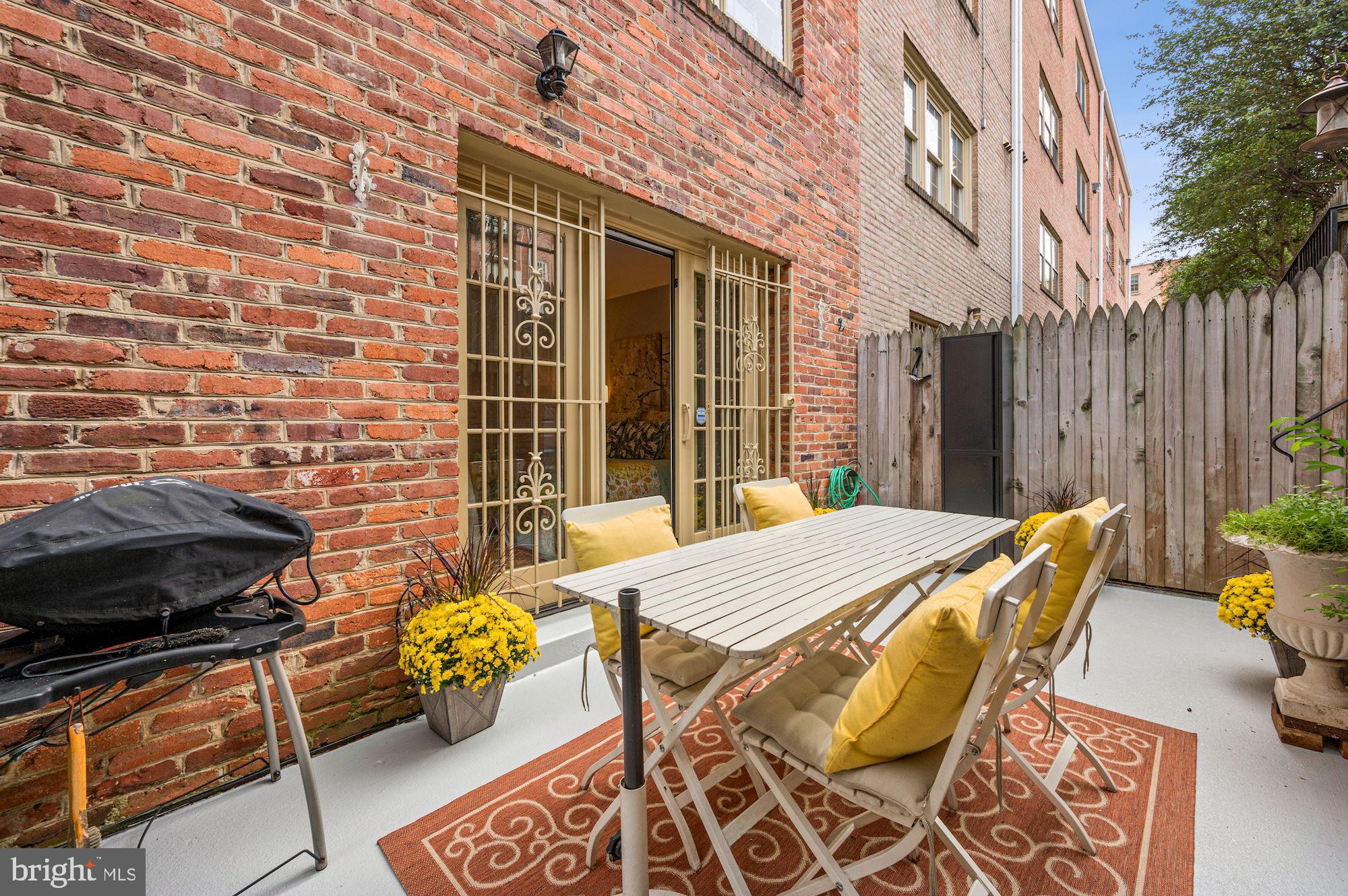 1823 Corcoran Street Northwest, Unit 9 Washington, DC 20009 - Photo 21 of 34 Large Private Patio