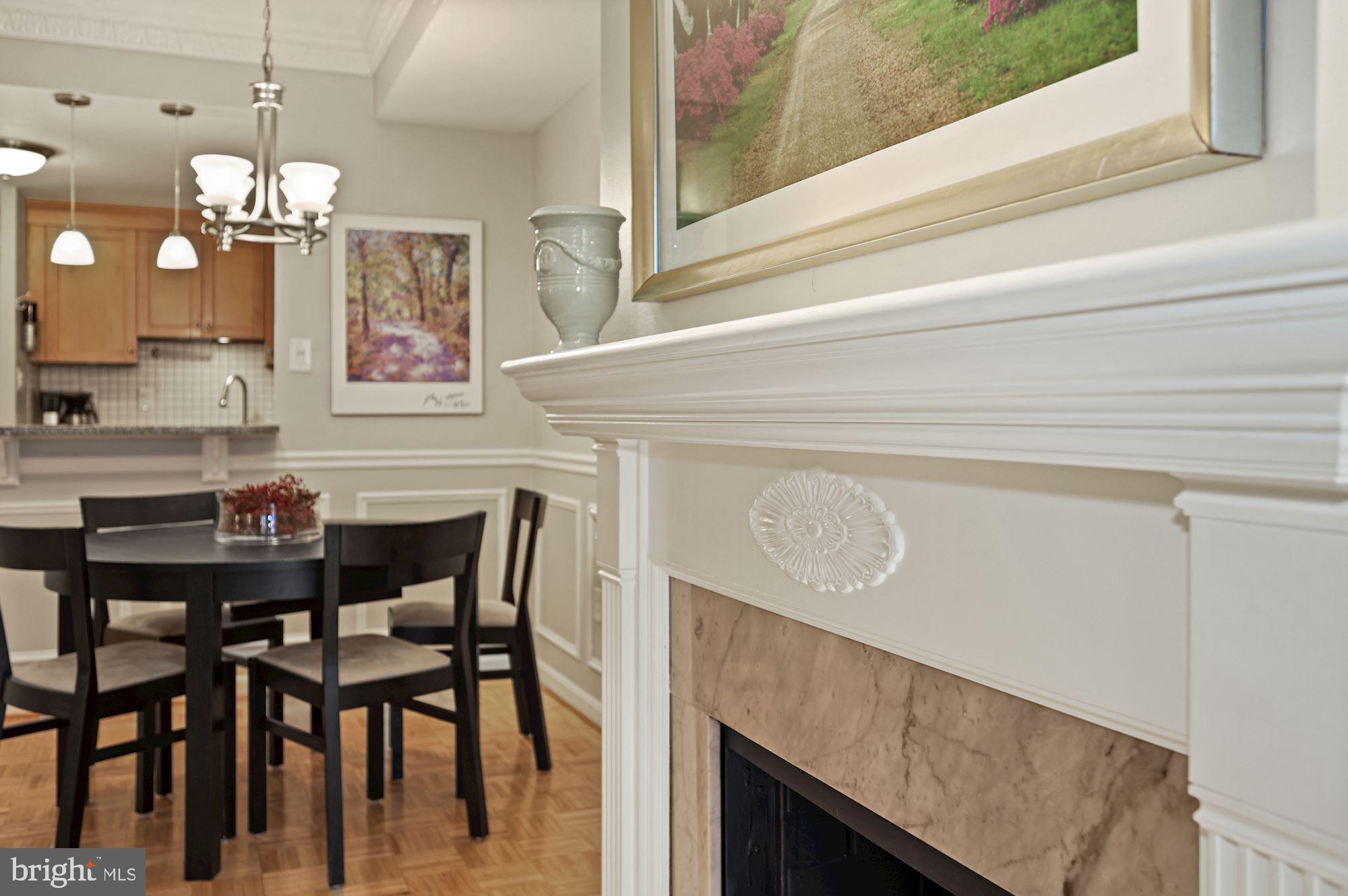 1823 Corcoran Street Northwest, Unit 9 Washington, DC 20009 - Photo 9 of 34 Fireplace Detail