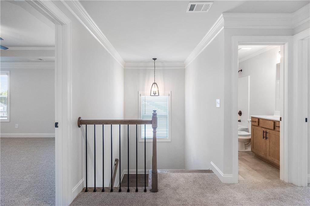 448 Banff Drive Winder, GA 30680 - Photo 9 of 16 a view of a hallway with closet and entryway