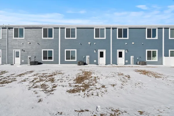 a front view of a building