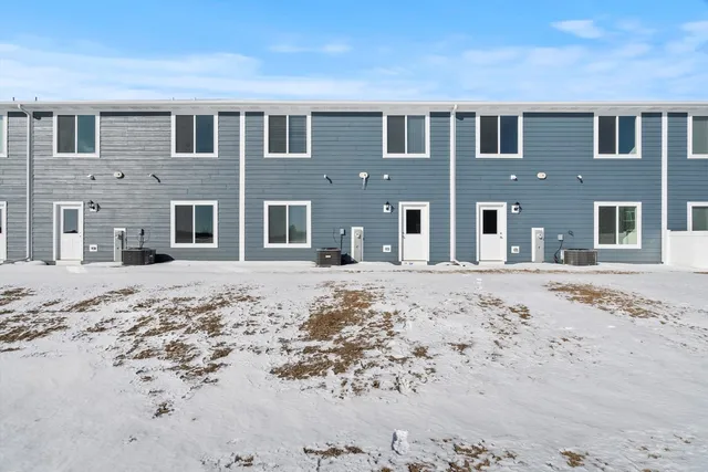 a front view of a building