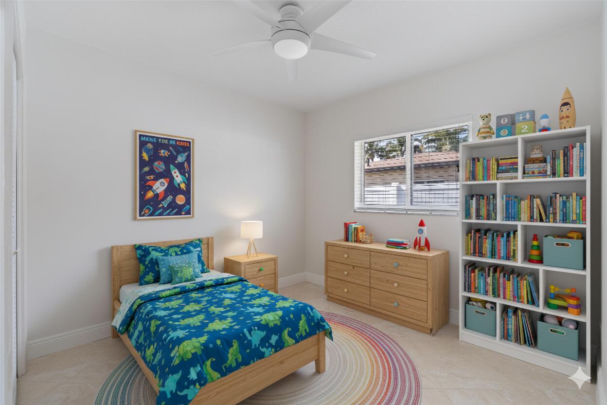 1041 Southwest 7th Street Boca Raton, FL 33486 - Photo 20 of 30 Virtually staged bedroom 2