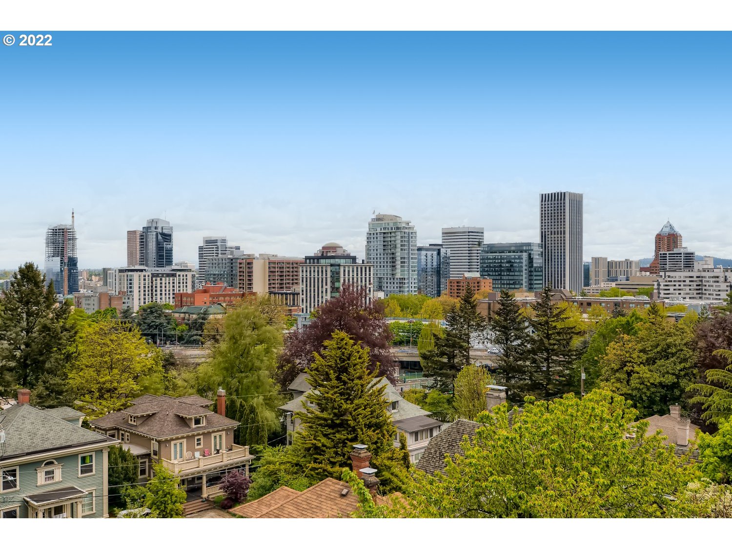 1503 Southwest Hall Street Portland, OR 97201 - Photo 2 of 17 a view of a city with tall buildings