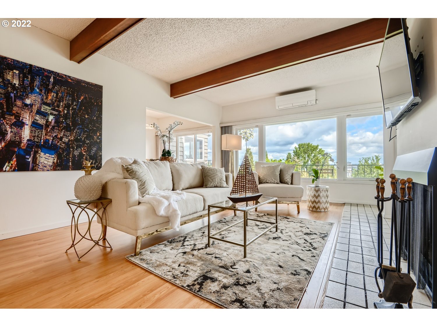 1503 Southwest Hall Street Portland, OR 97201 - Photo 3 of 17 a living room with furniture and a rug