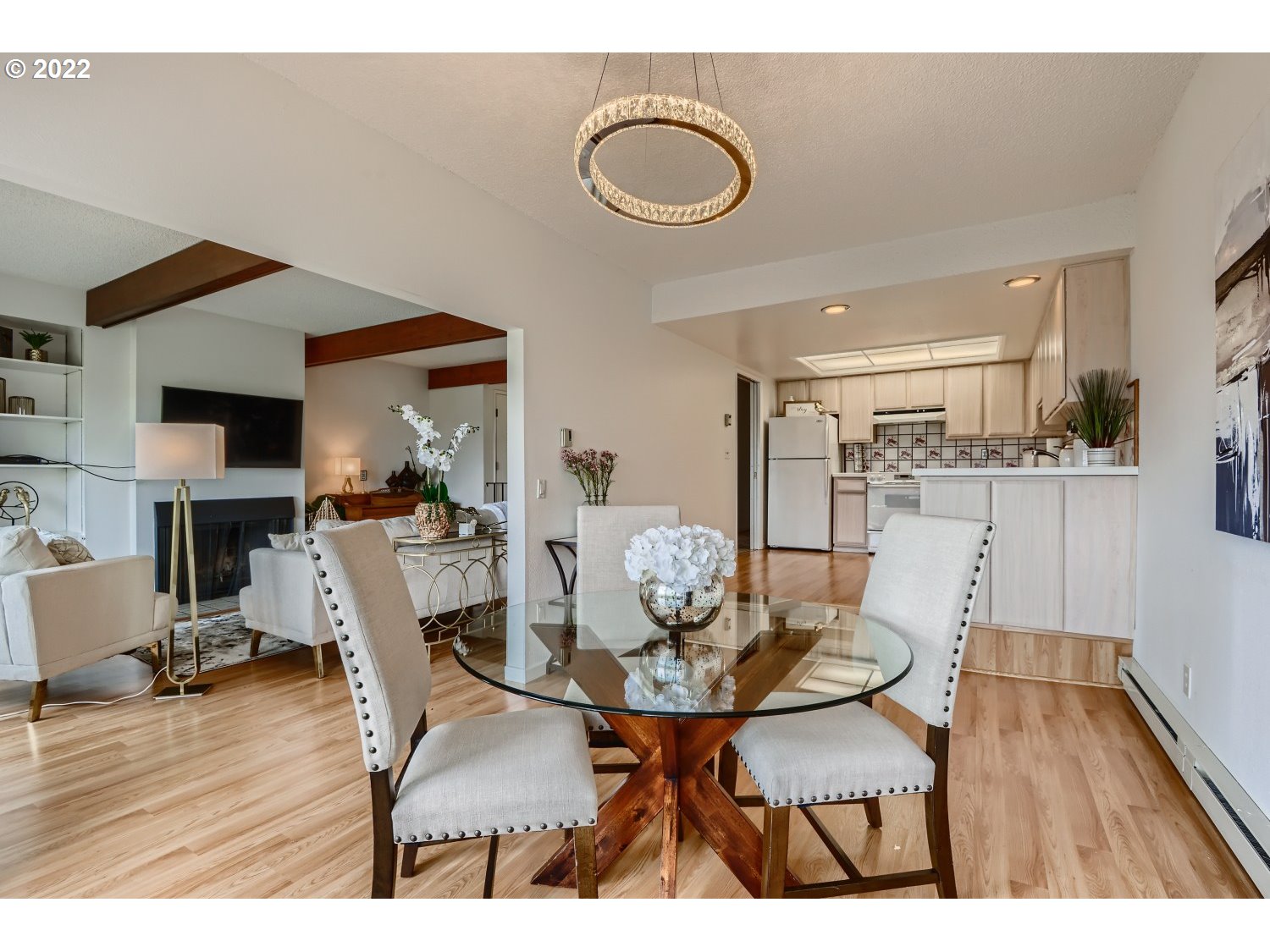 1503 Southwest Hall Street Portland, OR 97201 - Photo 6 of 17 a view of a dining room with furniture and wooden floor