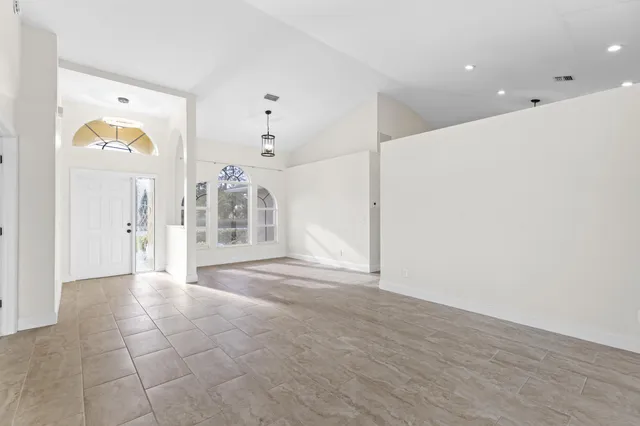 a view of an empty room