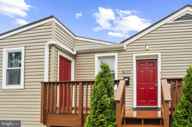 a view of a house with a balcony