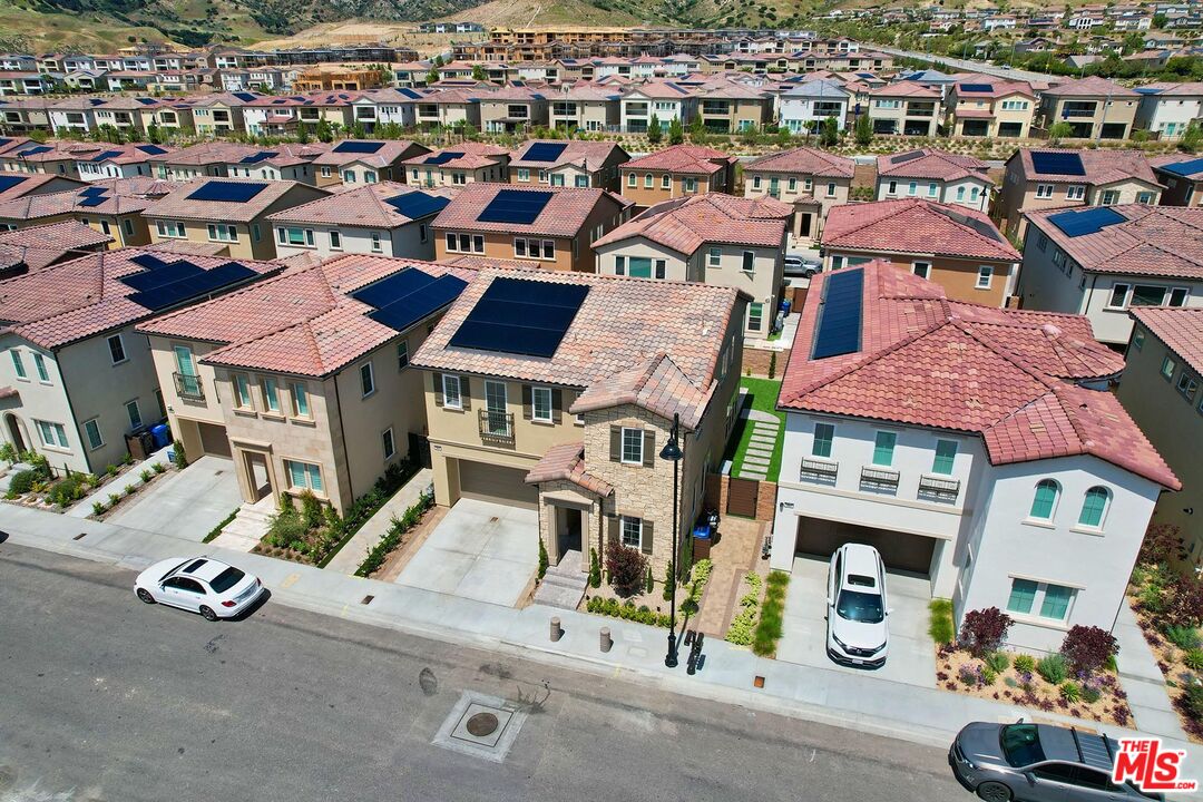 20641 Walnut Circle Porter Ranch, CA 91326 - Photo 42 of 47 an aerial view of residential houses with outdoor space