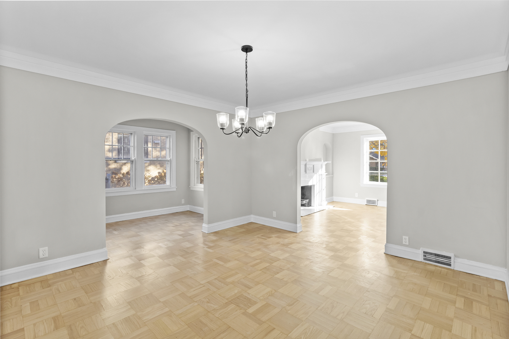 727 Selborne Road Riverside, IL 60546 - Photo 3 of 15 wooden floor in an empty room with a window