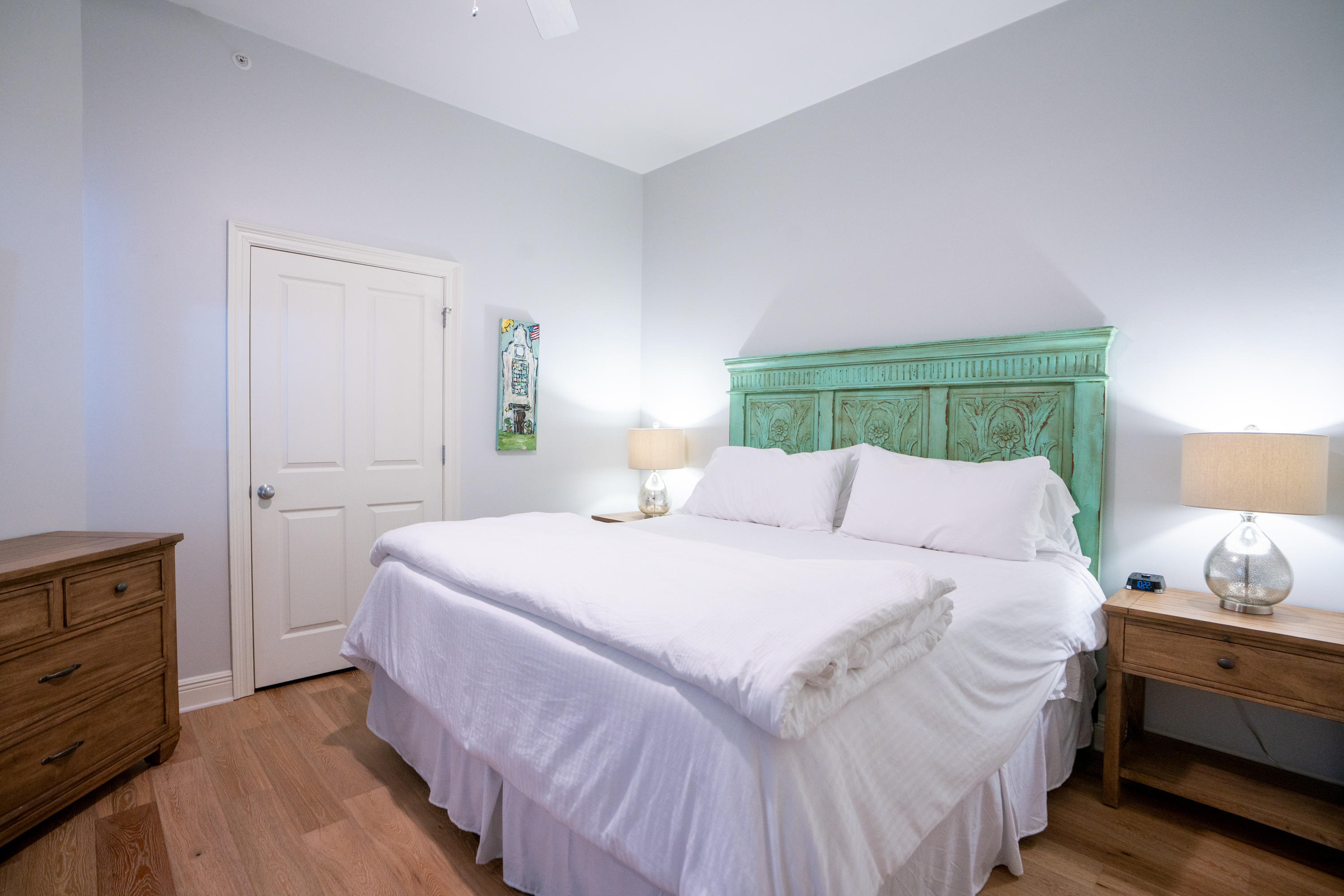 3880 East County Highway 30A, Unit 402 Santa Rosa Beach, FL 32459 - Photo 19 of 62 a large white bed in a white room