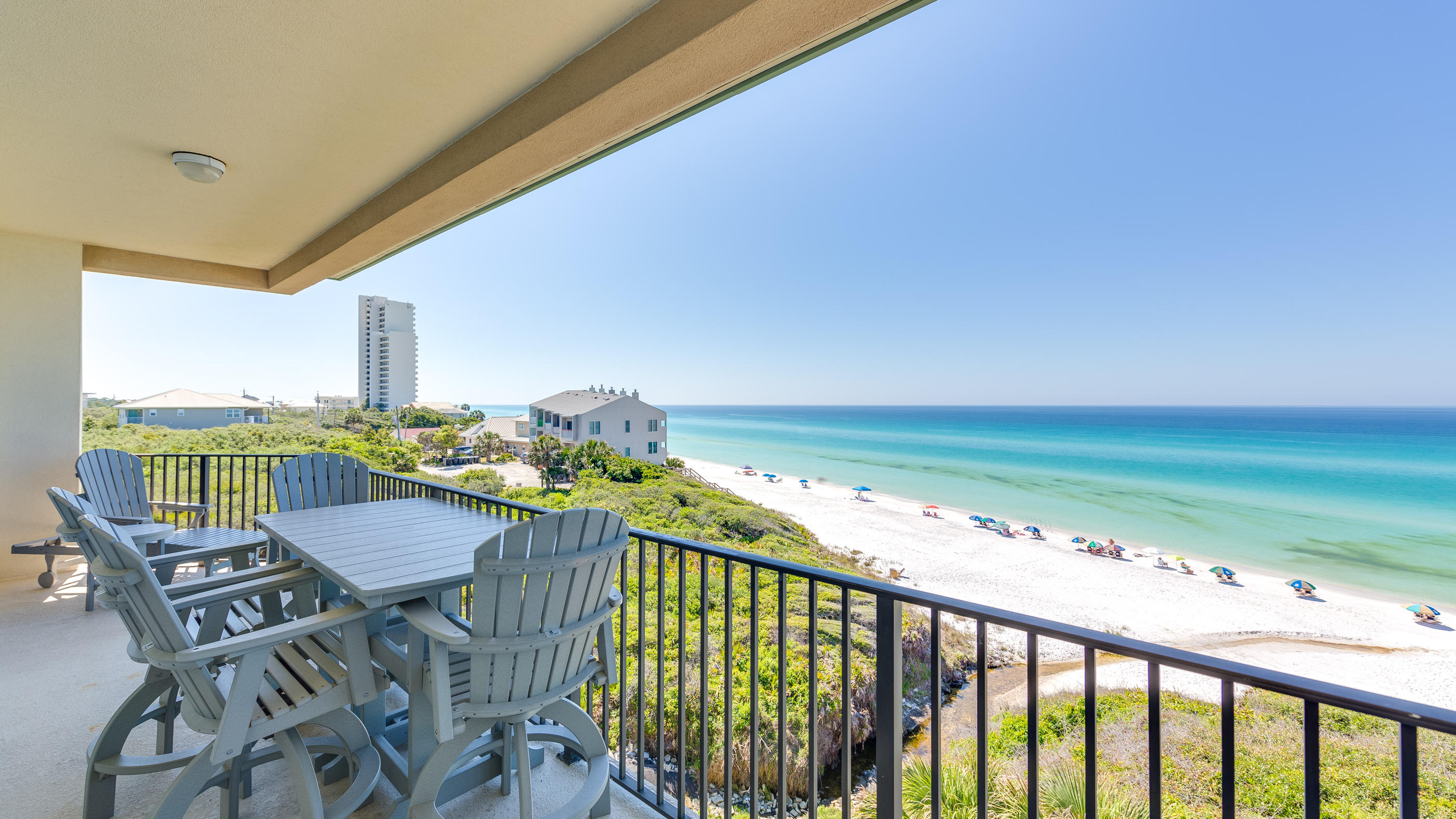 3880 East County Highway 30A, Unit 402 Santa Rosa Beach, FL 32459 - Photo 37 of 62 Legacy 402-3 balcony looking east
