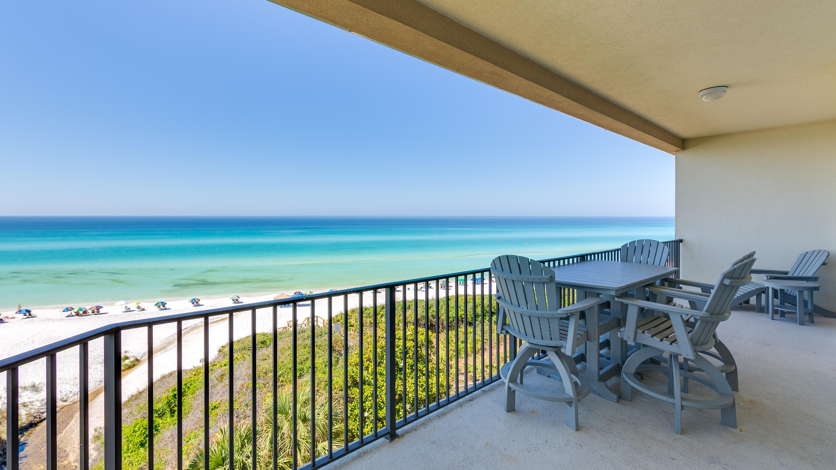 3880 East County Highway 30A, Unit 402 Santa Rosa Beach, FL 32459 - Photo 38 of 62 Legacy 402 balcony looking west