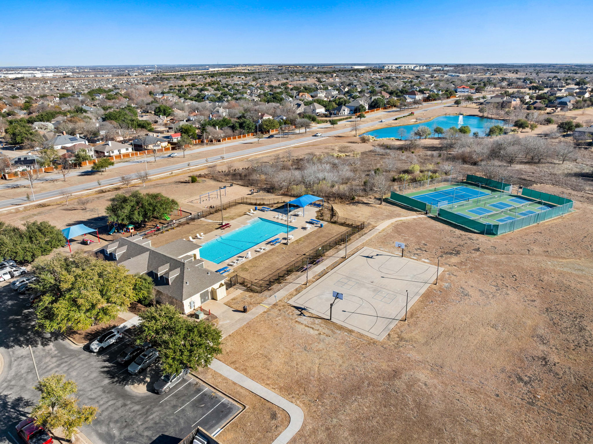 11209 Kildoon Drive Austin, TX 78754 - Photo 8 of 37 Aerial view of community amenities