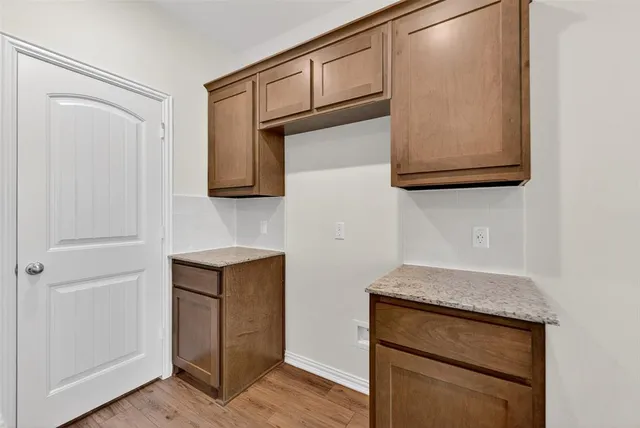 a room with storage and utility