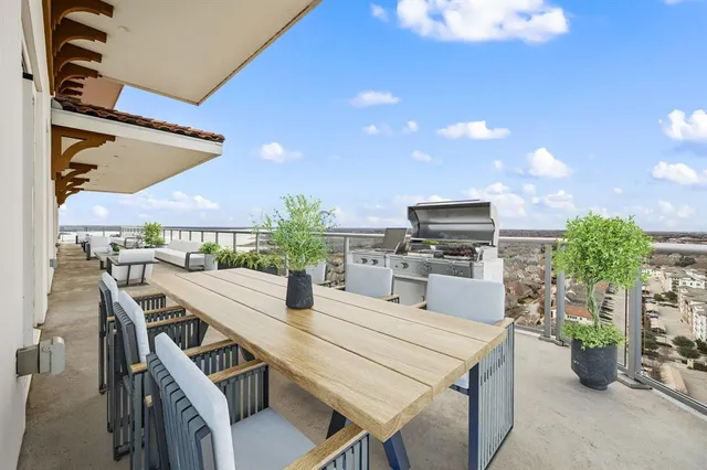 a view of a lake from a balcony