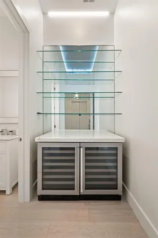 a view of storage and utility room