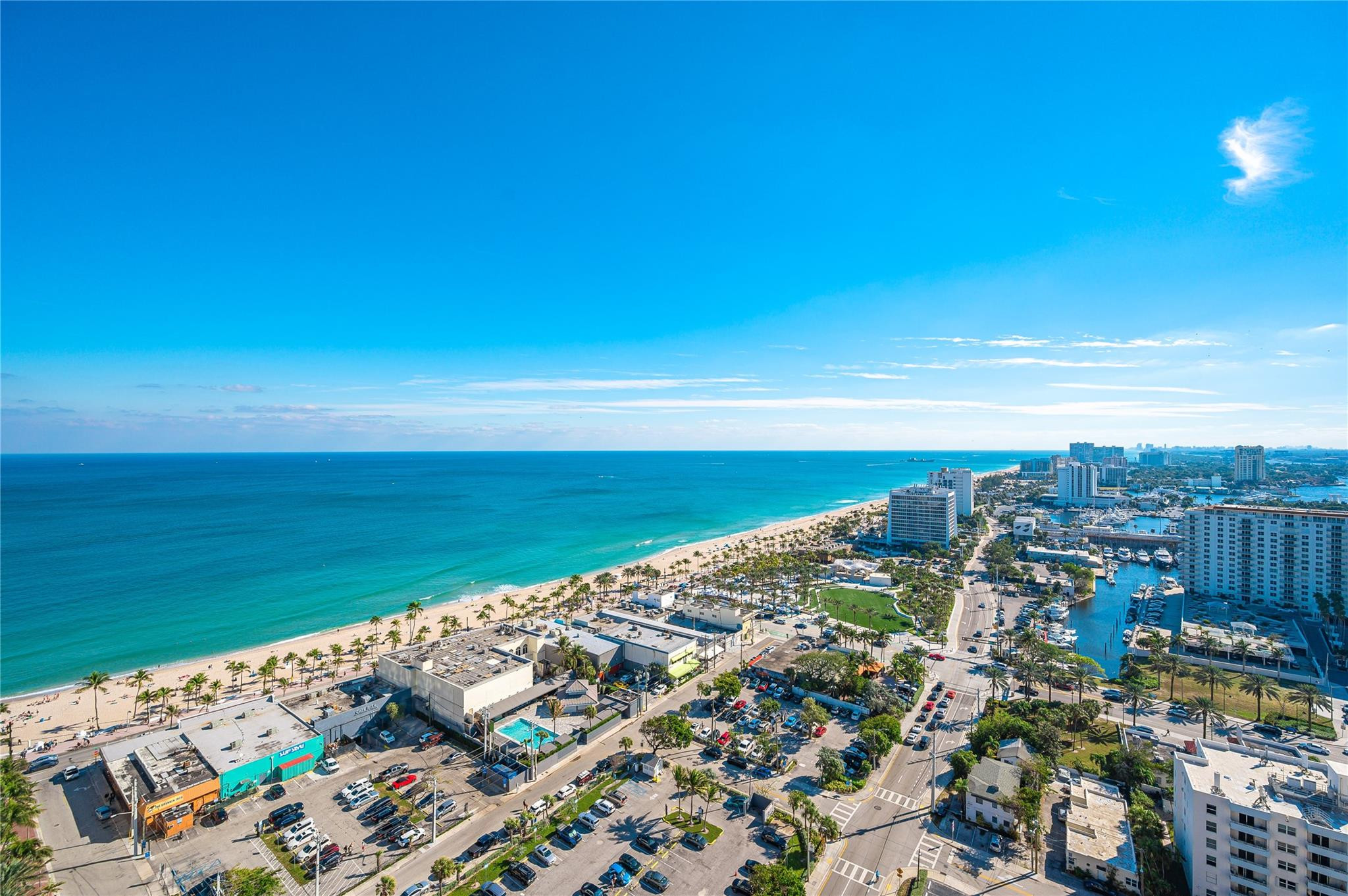 100 South Birch Road, Unit 2504 Fort Lauderdale, FL 33316 - Photo 38 of 42 a view of an ocean from a balcony