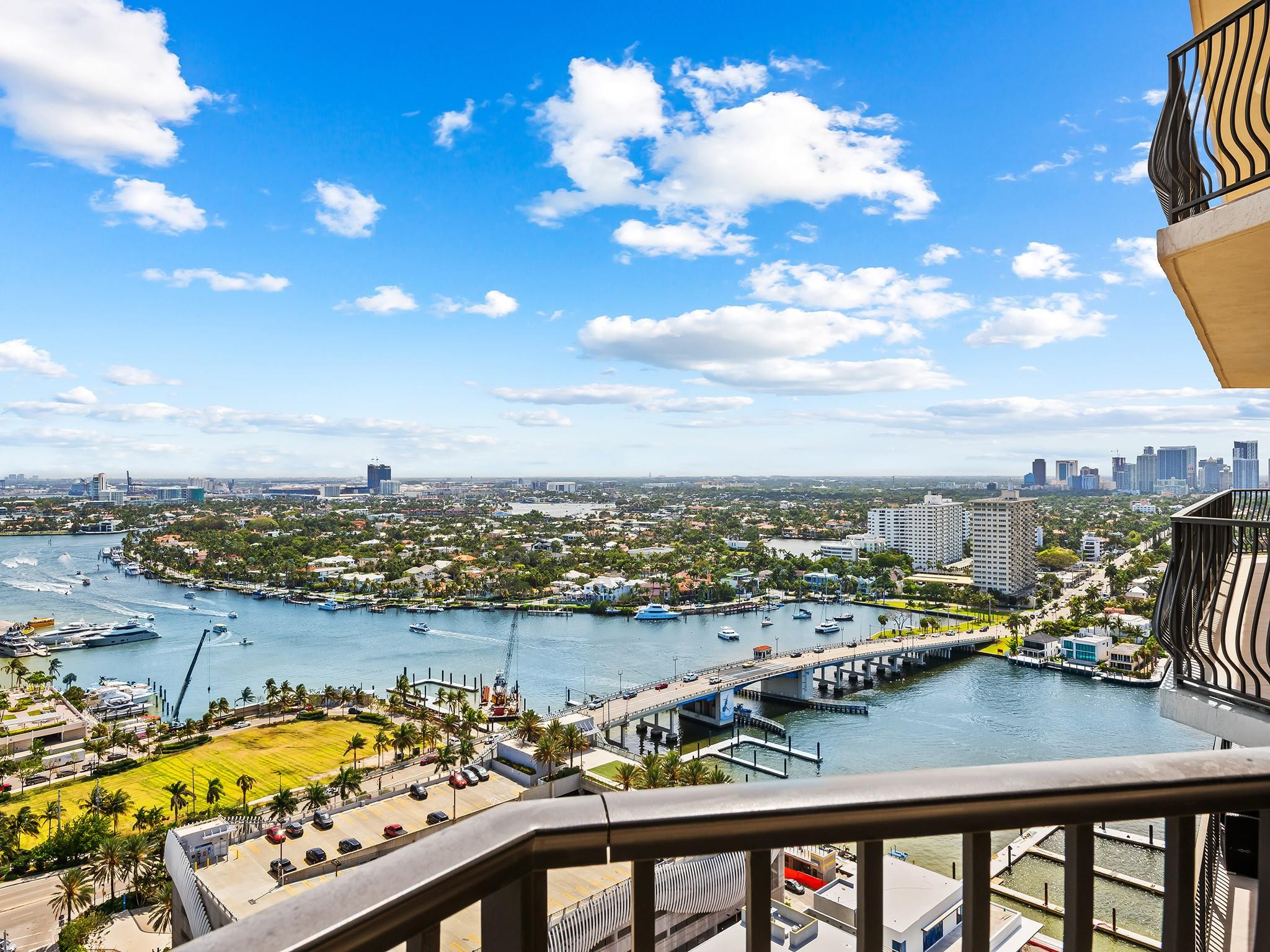 100 South Birch Road, Unit 2504 Fort Lauderdale, FL 33316 - Photo 39 of 42 a view of a balcony with an ocean view