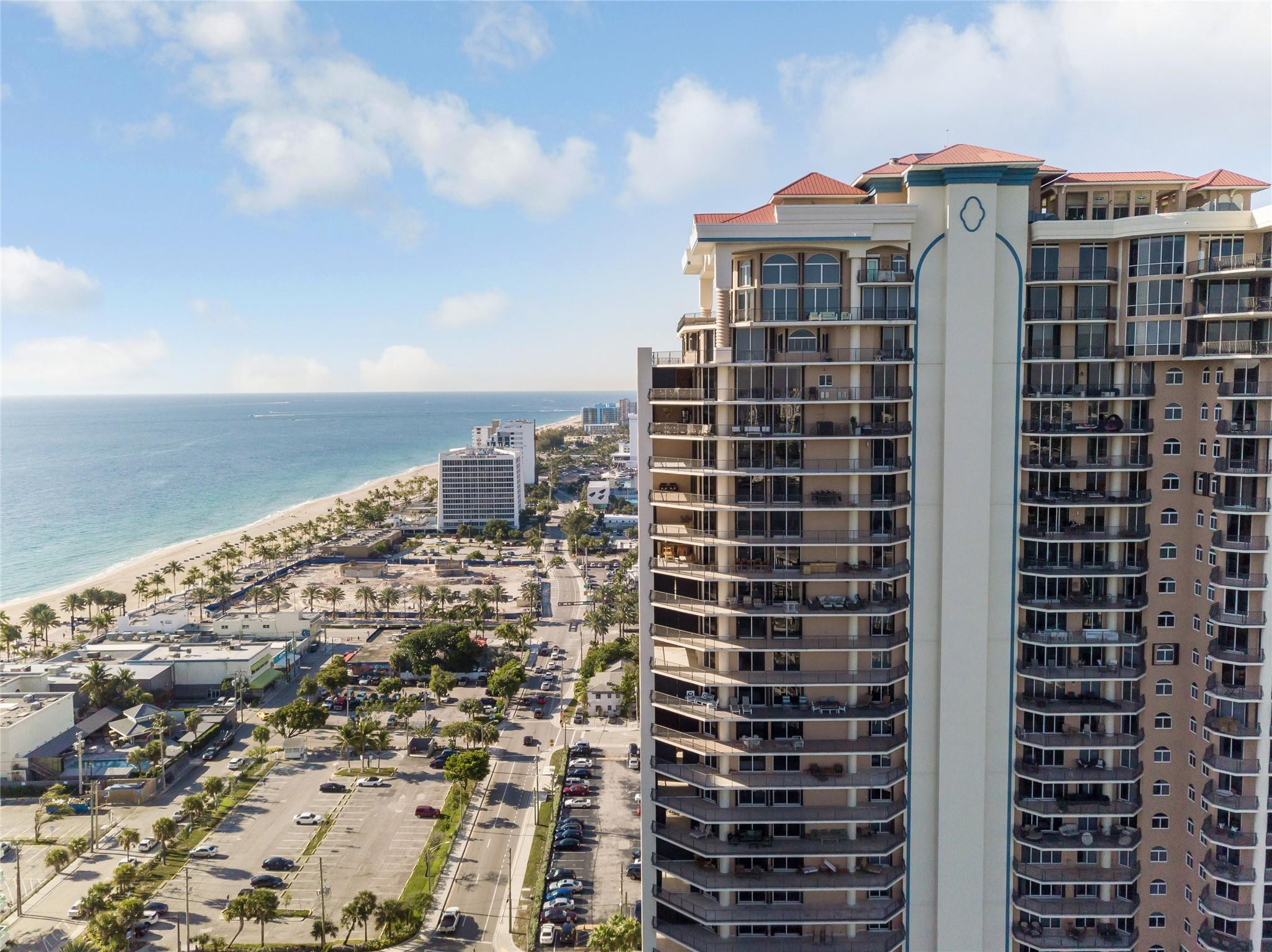100 South Birch Road, Unit 2504 Fort Lauderdale, FL 33316 - Photo 42 of 42 a view of a building with sky view