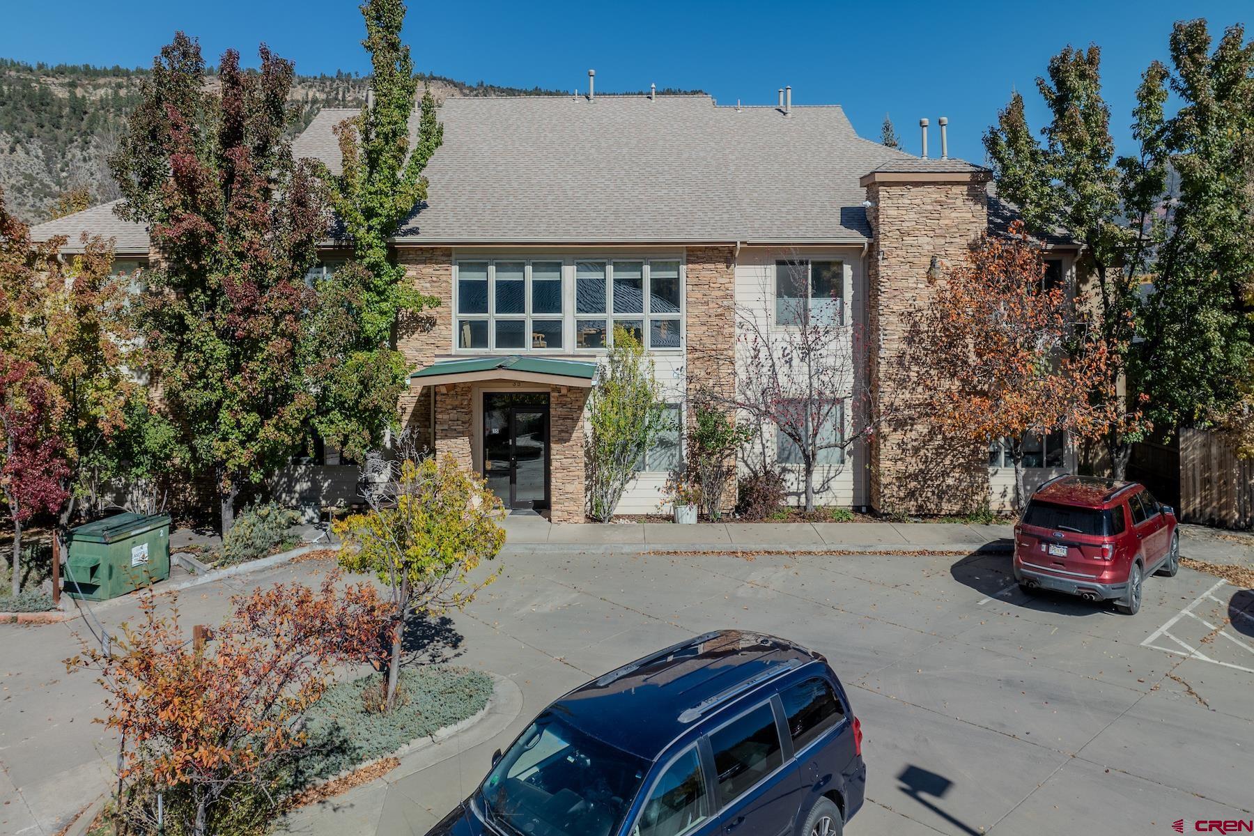 35 Sunshine Court, Unit 3 Durango, CO 81301 - Photo 1 of 26 a front view of a house with outdoor space