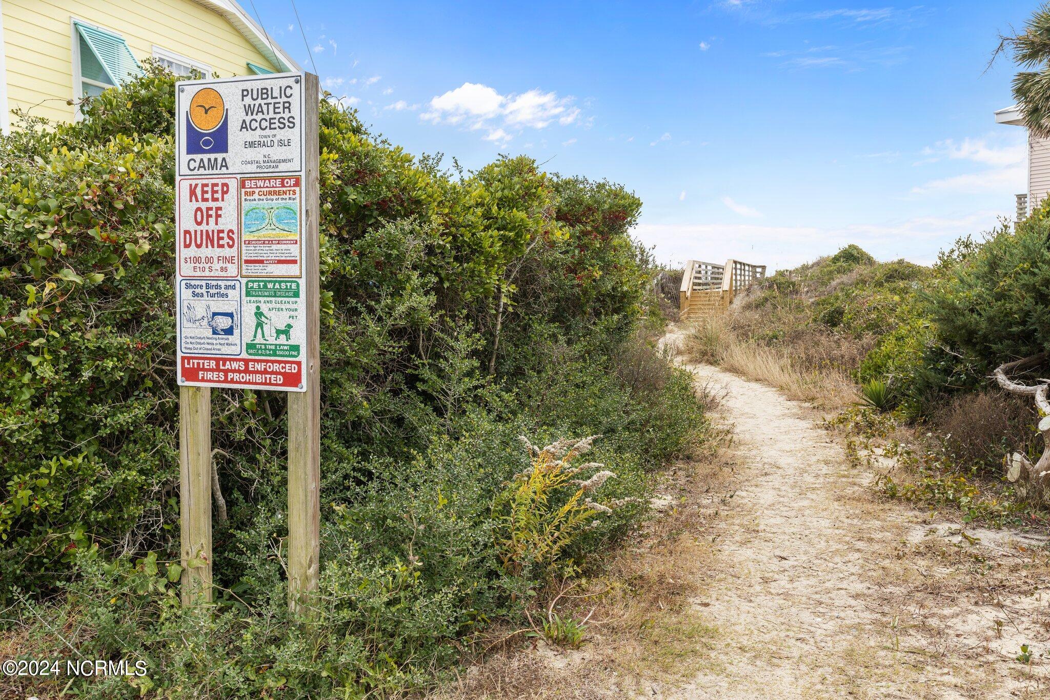103 24th Street Emerald Isle, NC 28594 - Photo 44 of 51 Beach Access