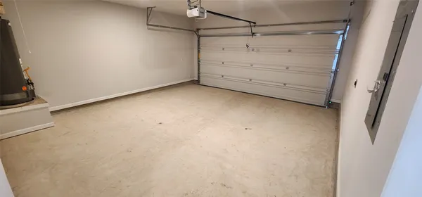 a view of a room with an empty space