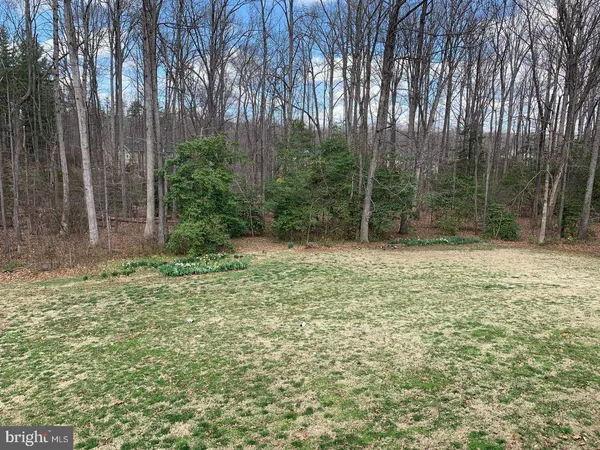 a view of outdoor space with deck and yard