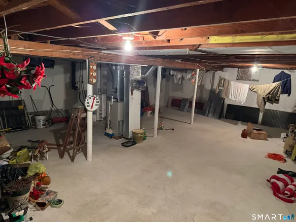 a view of storage and utility room