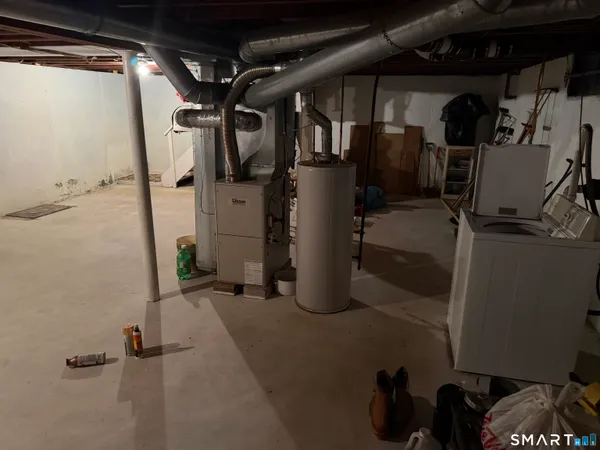 a view of water heater room