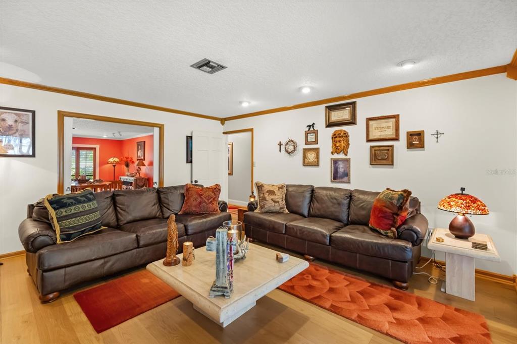 4345 Corley Island Road Leesburg, FL 34748 - Photo 19 of 73 a living room with furniture or couch and a window