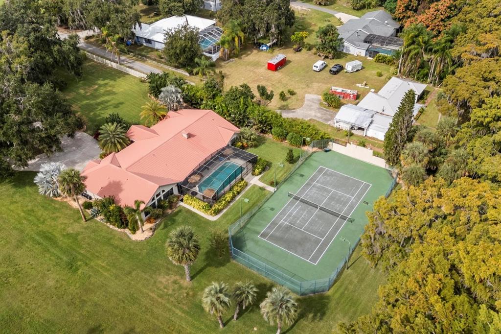 4345 Corley Island Road Leesburg, FL 34748 - Photo 65 of 73 an aerial view of a house