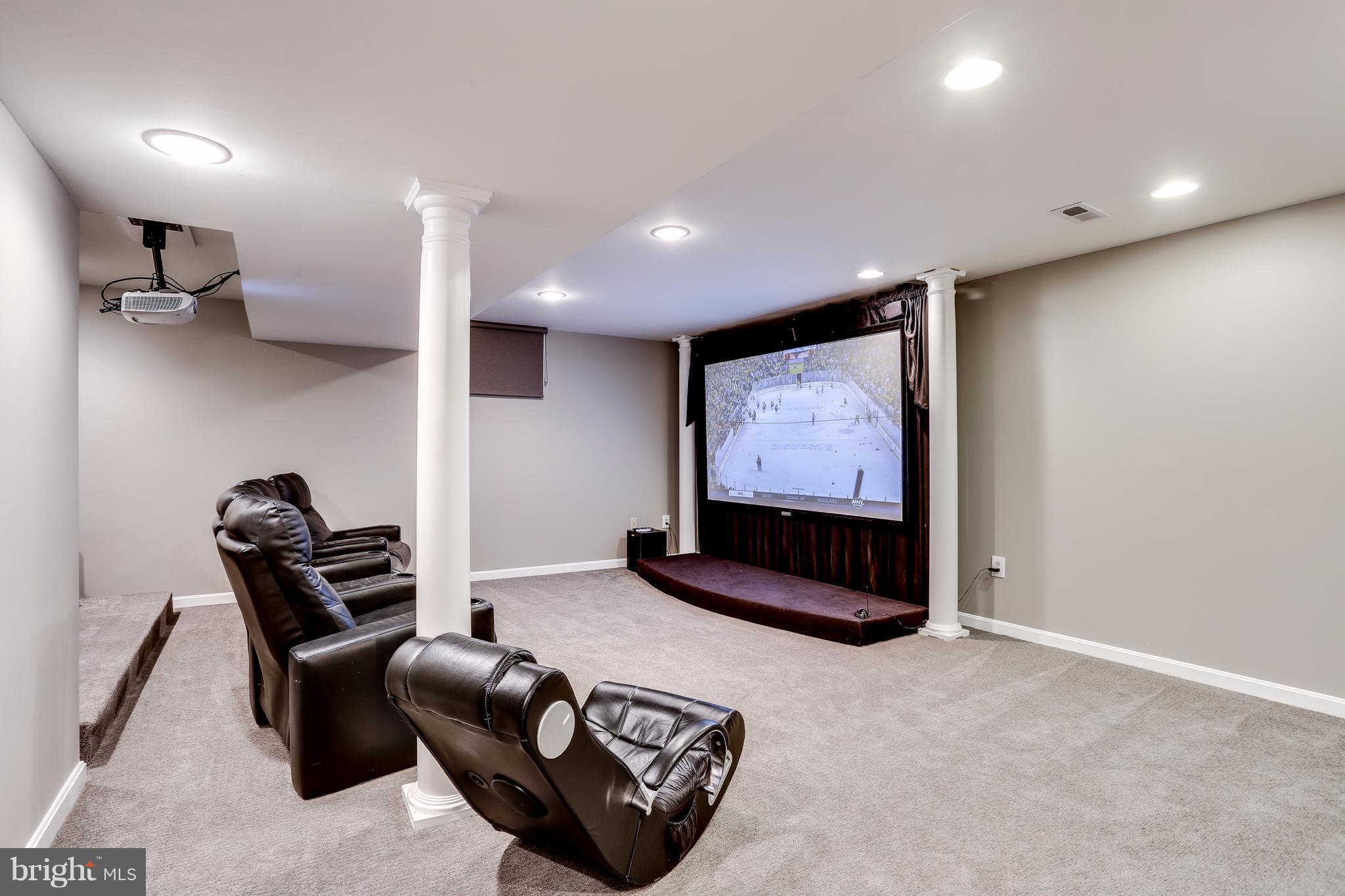 8241 Rippling Branch Road Laurel, MD 20723 - Photo 25 of 30 Stadium Seating & New Carpet!